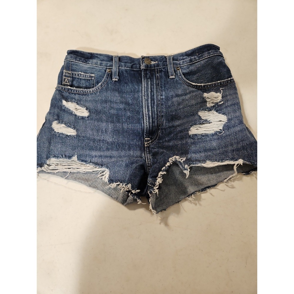 Ariat Real Denim Shorts Womens 28  Cutoff Jean Shorts High Rise Distressed (1674